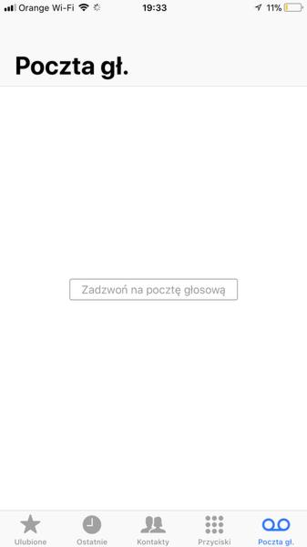 Aktywacja poczty głosowej