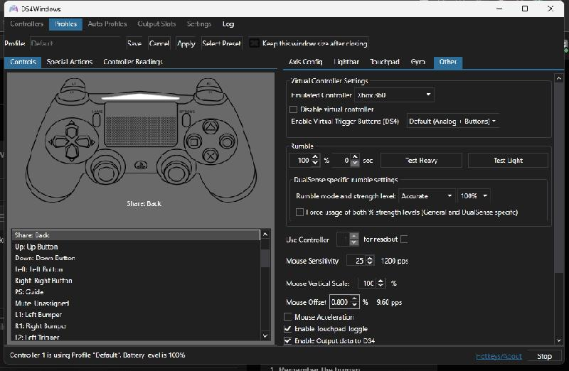 Pad PS4 na Windows