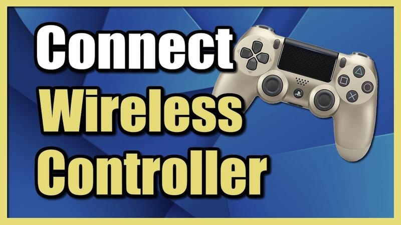 Podłączenie kontrolera PS4