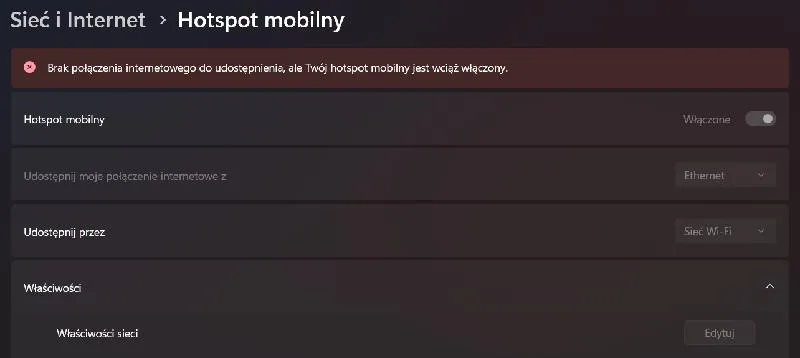 Tethering przez Bluetooth