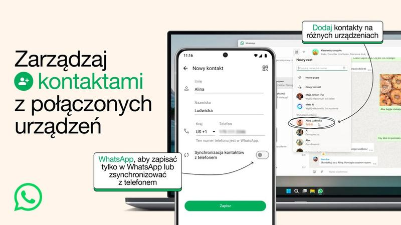 Usuwanie kontaktów WhatsApp
