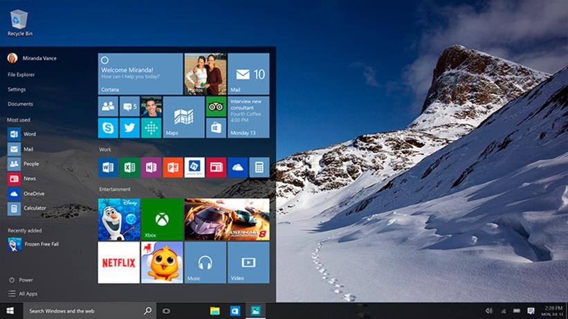 Wymagania sprzętowe Windows 10