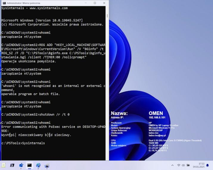 Zdalne zarządzanie Windows